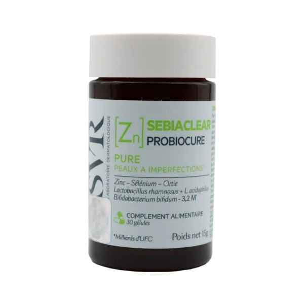 SVR Zn Sebiaclear Probiocure 30 Pastillas